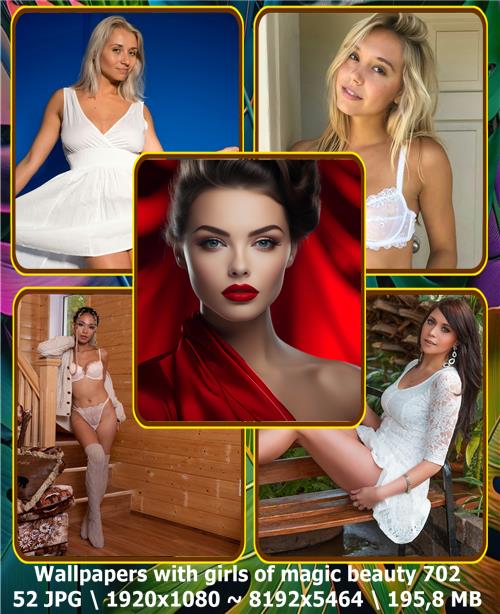 Wallpapers with girls of magic beauty 702